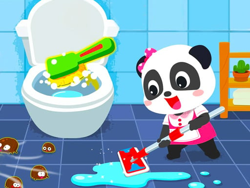 baby-panda-house-cleaning